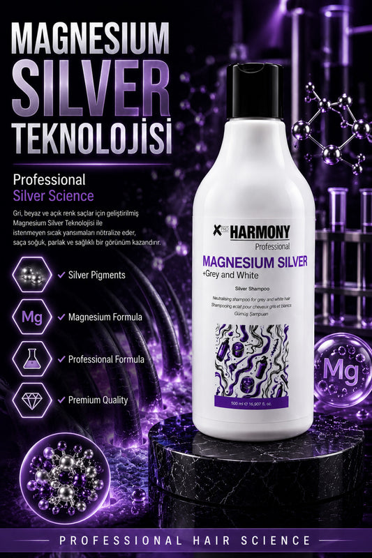 Magnesium Silver Grey And White Shampoo Gümüş Şampuan 500 ml