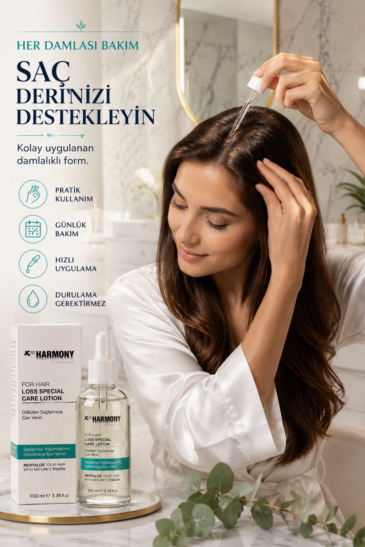 For Hair Loss Special Care Lotion Dökülme Azaltıcı Mentollü Serum 100 ml