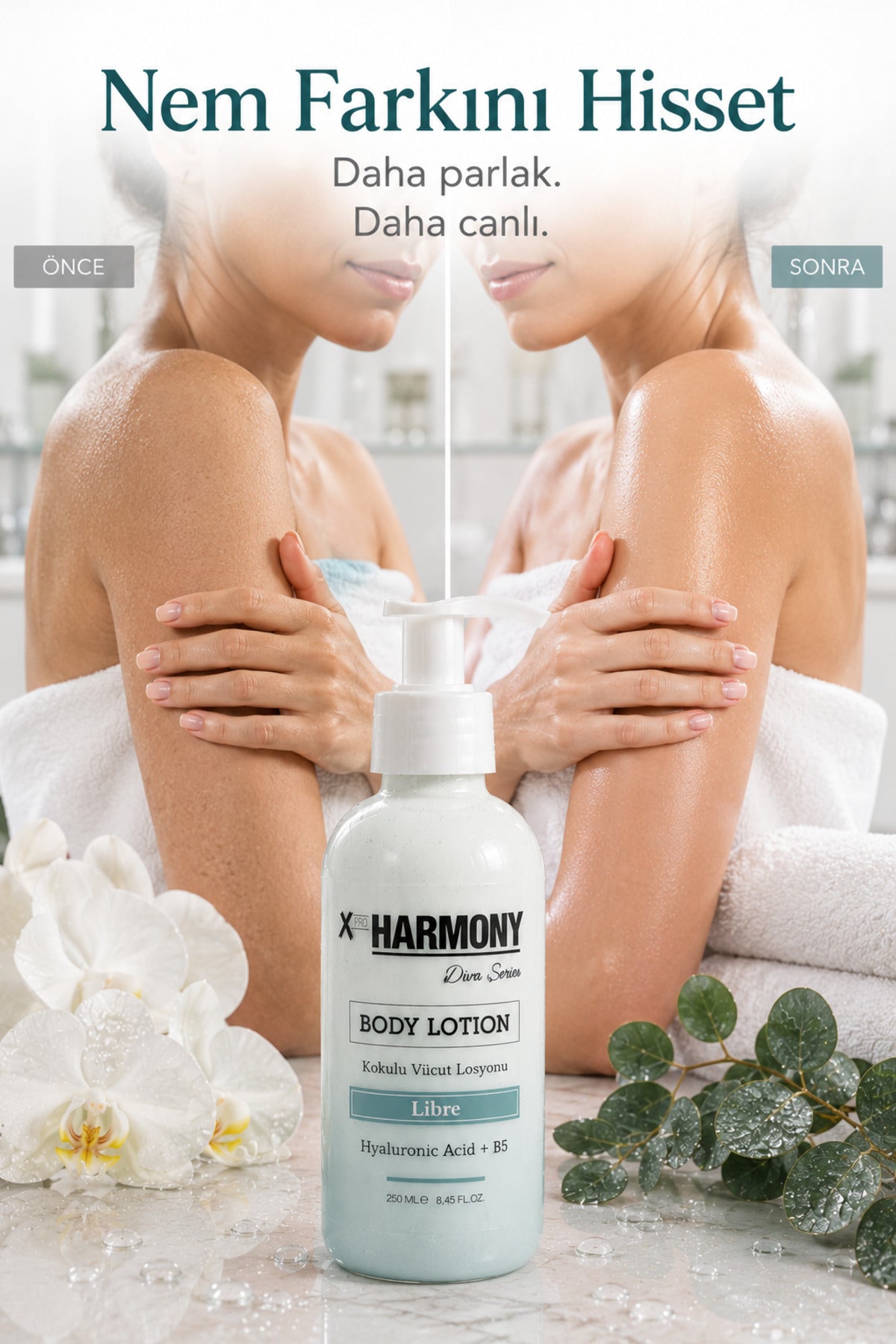 L-i-b-r-e Vücut Losyonu 250 ml | Yoğun Nemlendirici Body Lotion | Hyaluronic Acid + Vitamin B5