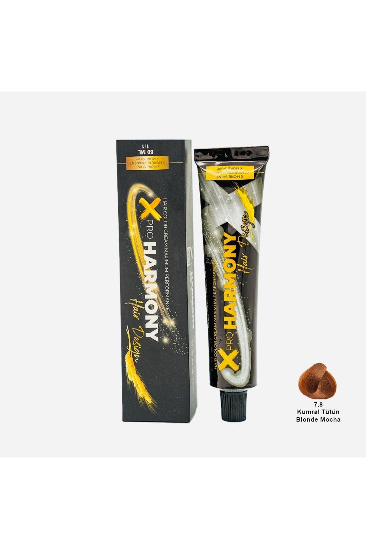 Tüp Boya 7.8 Blonde Mocha Kumral Tütün Saç Boyası 60 ml