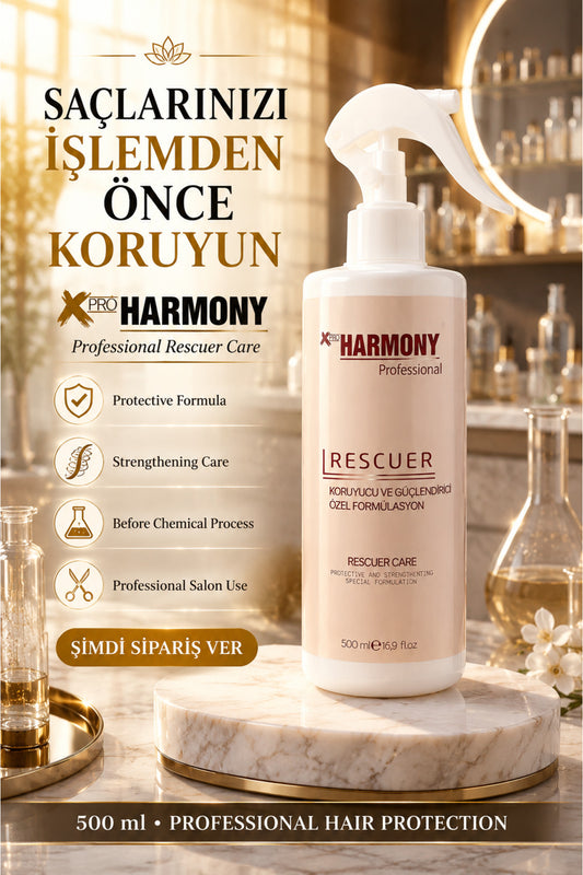 Rescuer 500ml | Yıpranmış Saç Onarımı | Renk Açma & Boya Öncesi Koruma | Keratin
