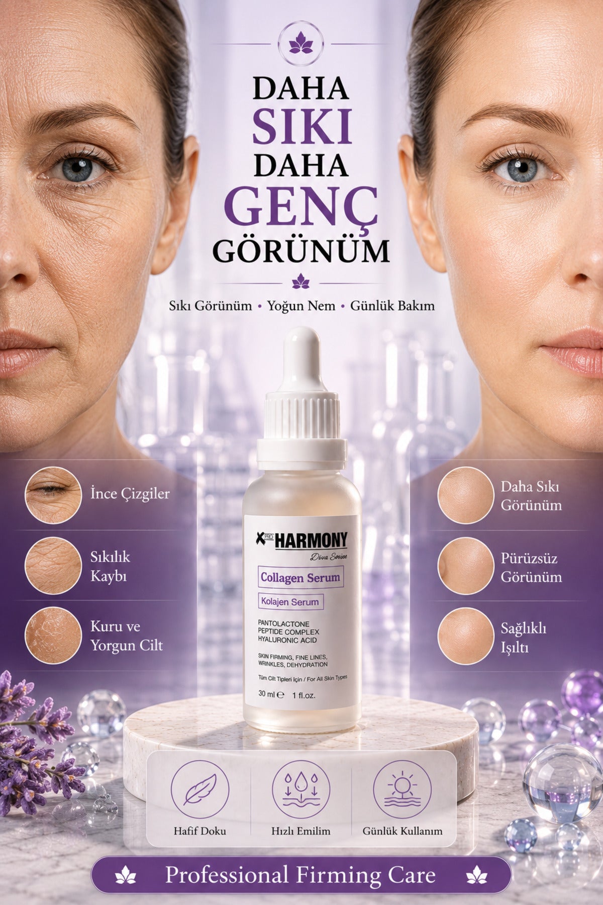 Collagen Renewal Serum 30 ml | Peptide Complex & Hyaluronic Acid