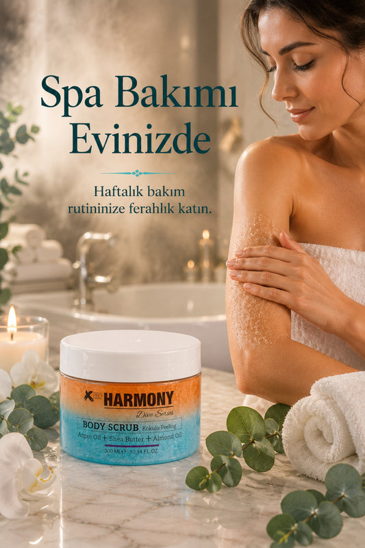 L-i-b-r-e Body Scrub 300 ml | Shea Butter + Argan Oil + Almond Oil İçeren Vücut Peelingi