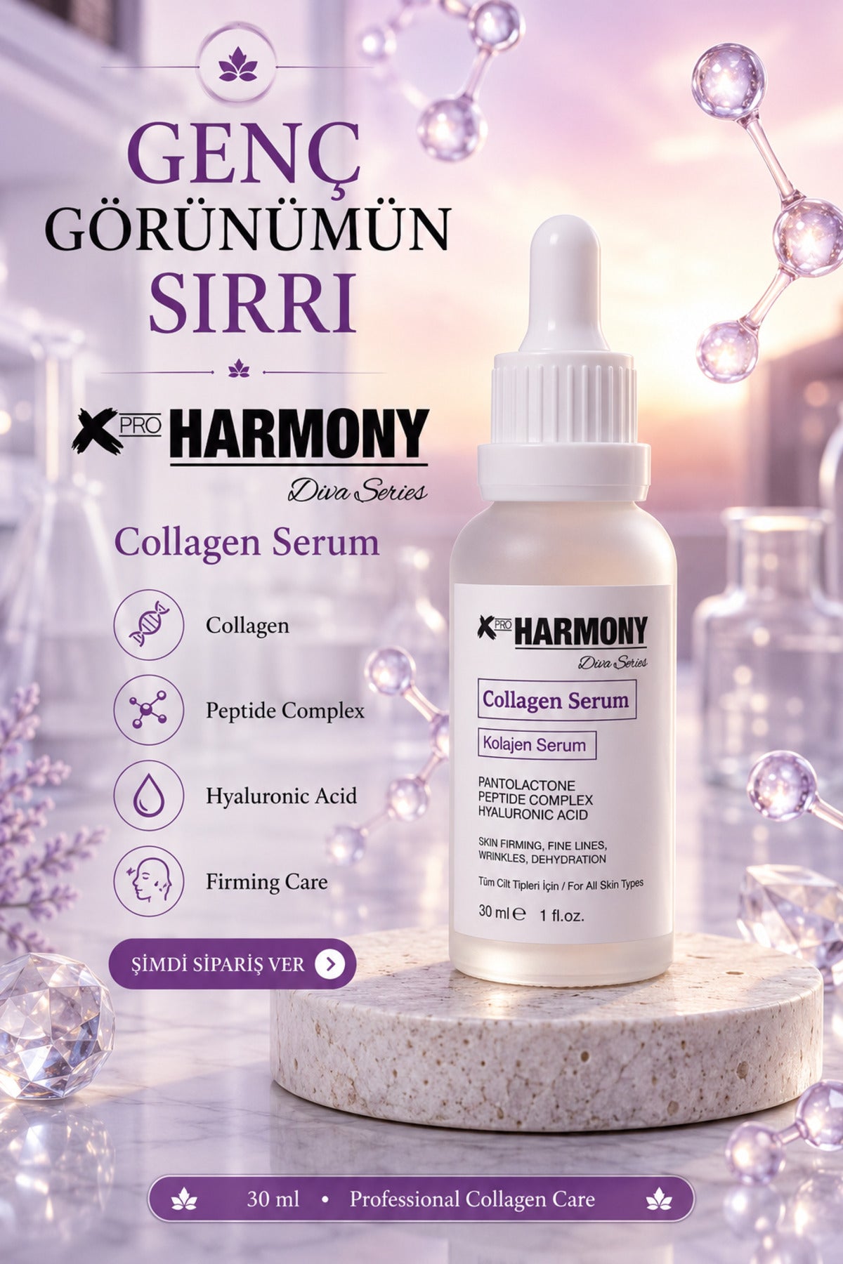 Collagen Renewal Serum 30 ml | Peptide Complex & Hyaluronic Acid