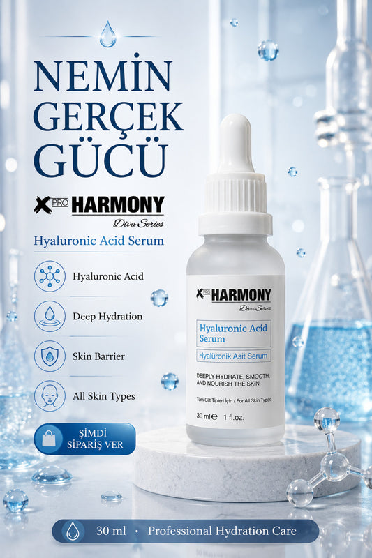 Hyaluronic Acid Serum Yoğun Nem Veren Dolgun Görünüm Sağlayan Cilt Bakım Serumu 30 ml