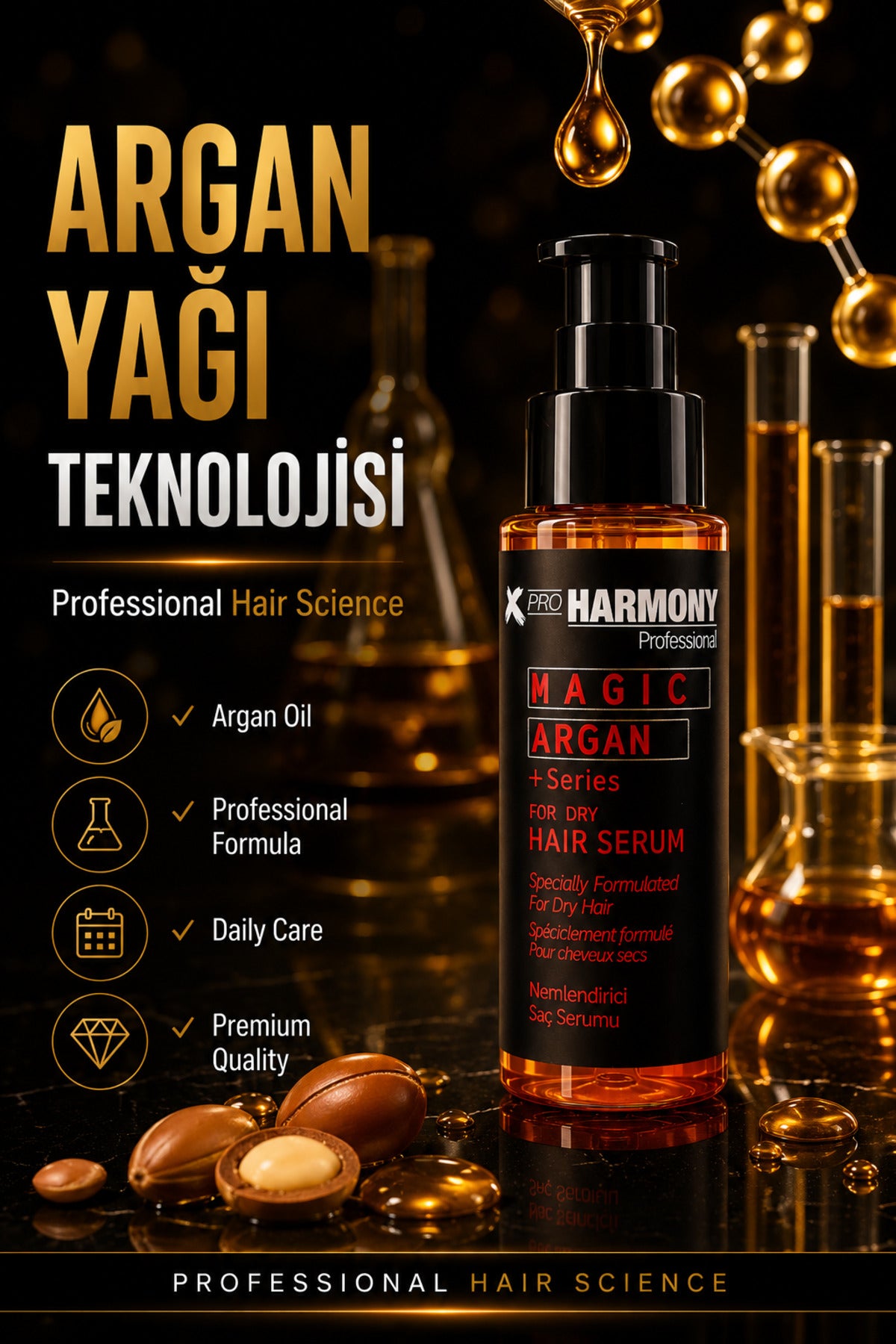 Magic Argan Hair Serum Nemlendirici Saç Serumu 100 ml