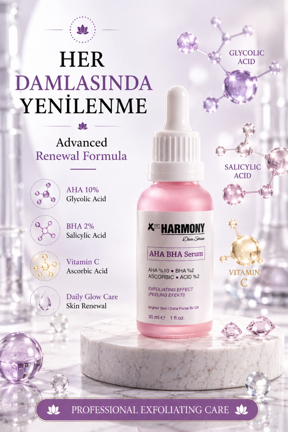 AHA BHA Skin Renewal Serum 30 ml