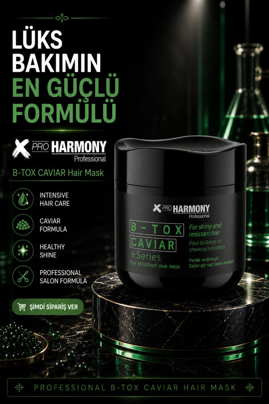 B-Tox Caviar Hair Mask Parlak ve Dirençli Saçlar İçin Bakım Maskesi 500 ml