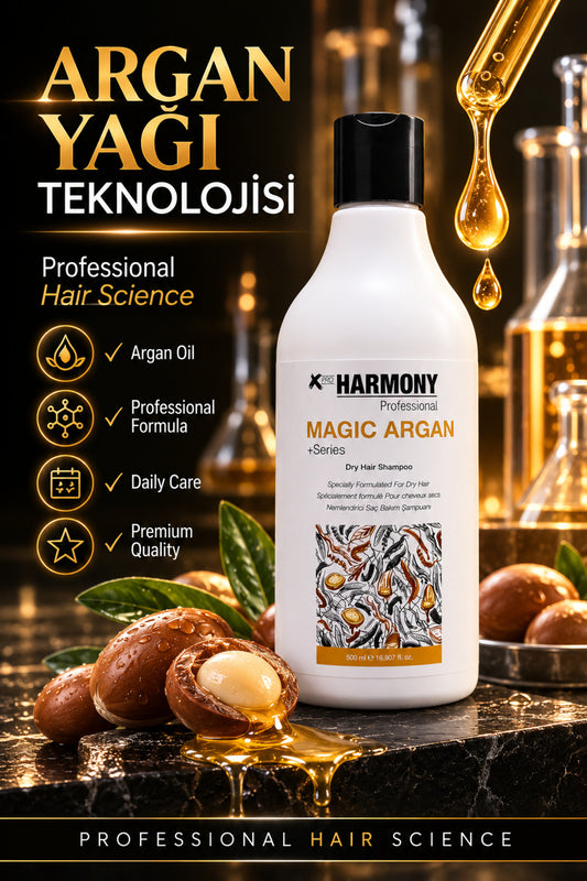 Magic Argan Hair Shampoo Nemlendirici Saç Bakım Şampuanı 500 ml