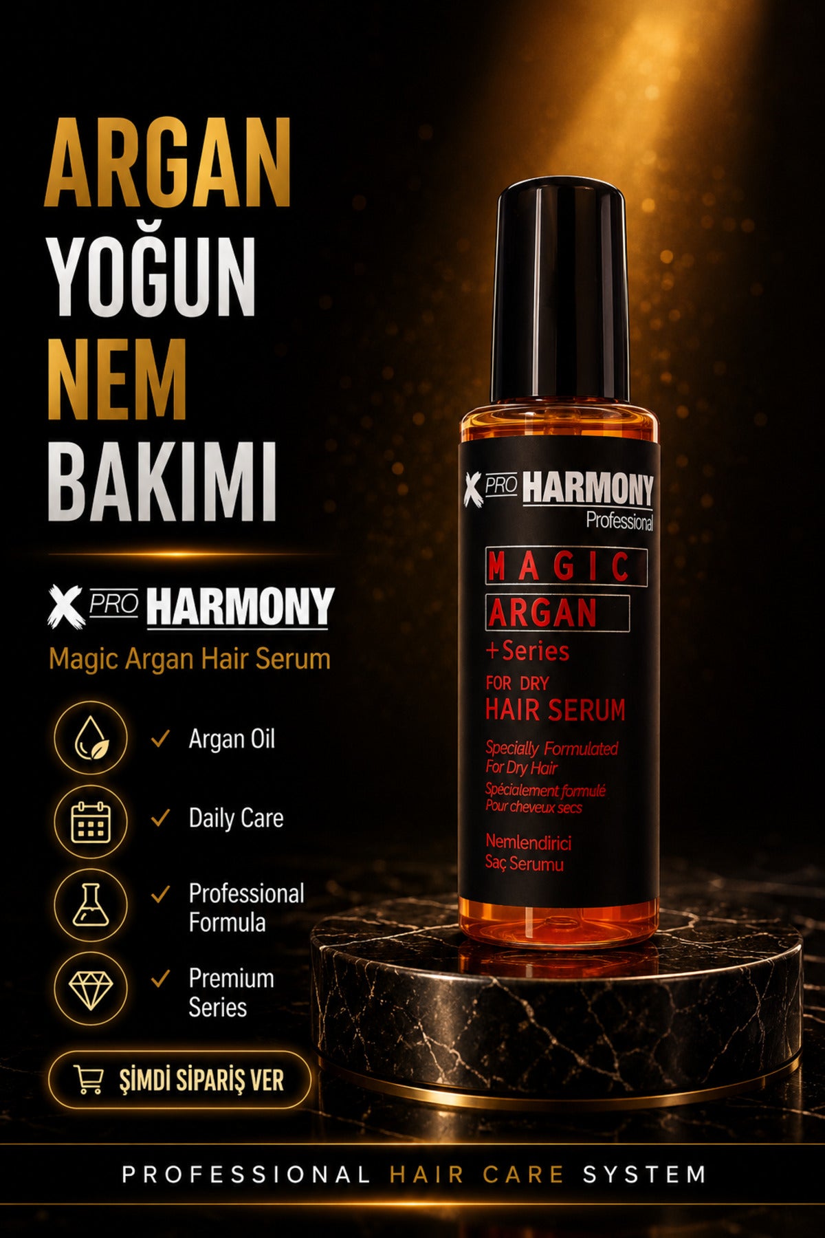 Magic Argan Hair Serum Nemlendirici Saç Serumu 100 ml