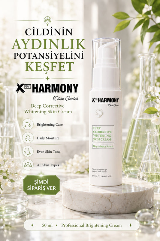 Beyazlatıcı Bakım Kremi 50 ml | Cilt Tonu Eşitleyici, Nemlendirici Günlük Bakım Kremi
