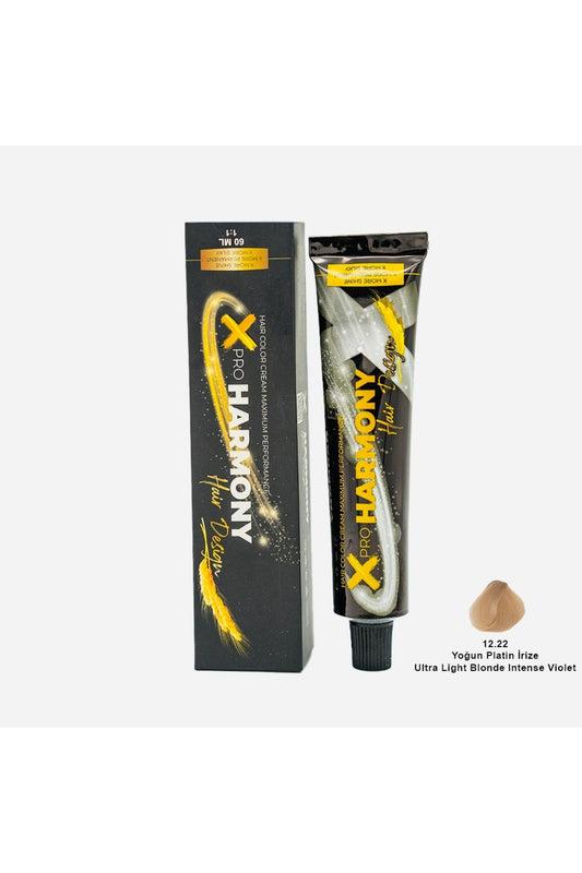 Tüp Boya 12.22 Ultra Light Blonde İntense Violet Yoğun Platin İrize Saç Boyası 60 ml